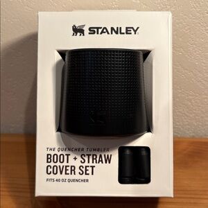 Stanley Quencher Boot and Straw Cover Set | 40 oz - Black